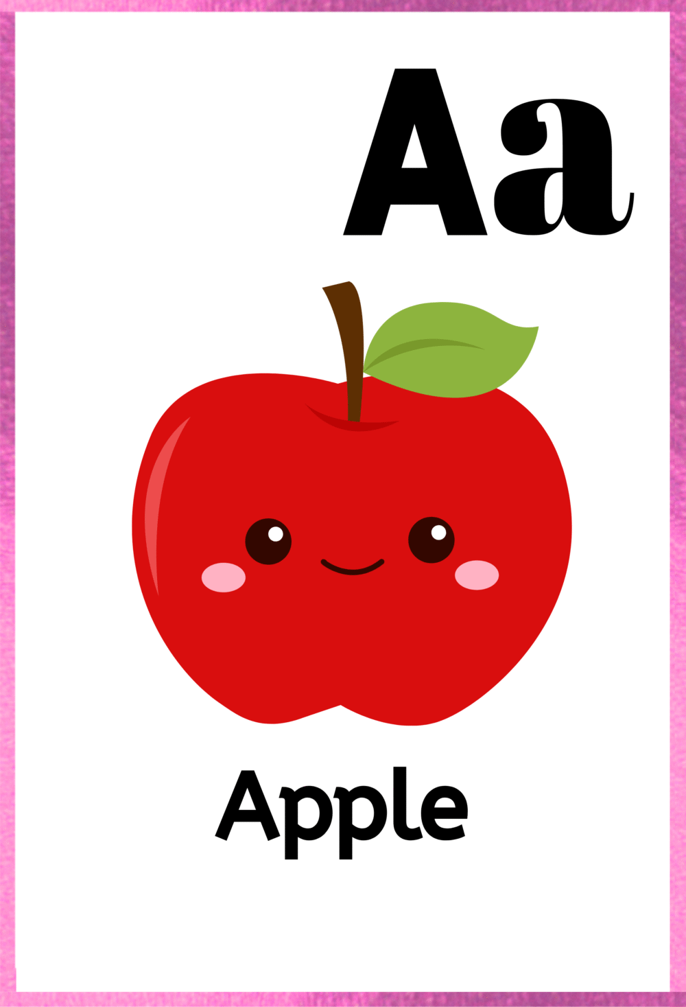 Printable Alphabet Flashcards for Kids (A–Z) – Learn Letters with Fun Pictures!