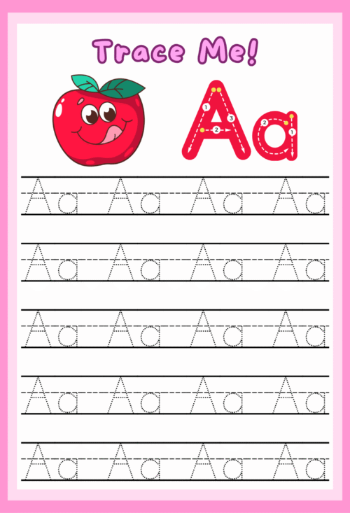 ABC Tracing & Coloring Book for Kids (Ages 3–5) – Printable PDF